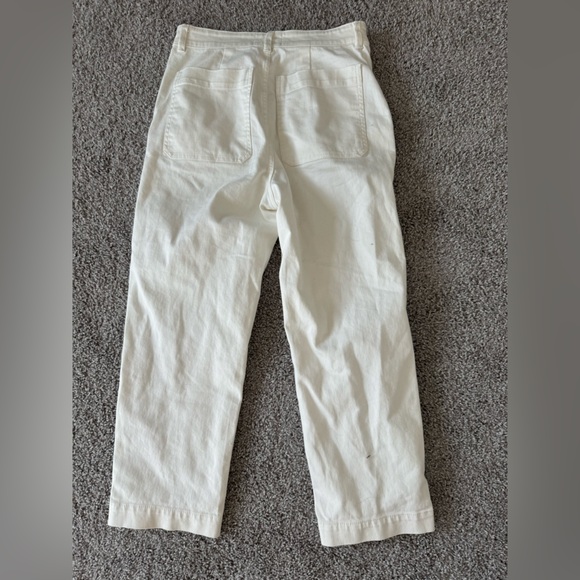 NWOT Everlane Organic Wide Leg Pant size 8. Bone color. - Picture 5 of 6